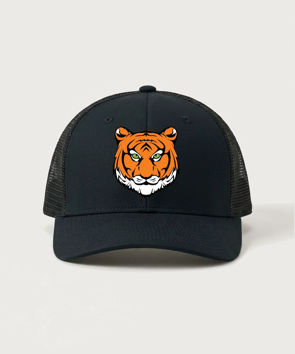 Princeton High School Football (Boys) - Black/ Black Sport-Tek Club Trucker Cap STC46