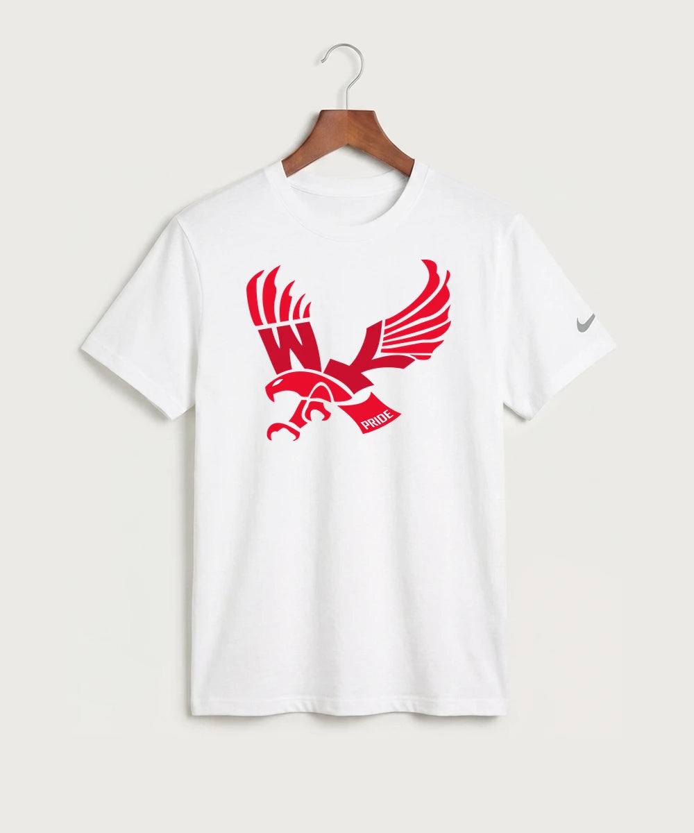 Wabasha Kellogg High School Volleyball (Girls) - White Nike Swoosh Sleeve rLegend Tee NKDX8730