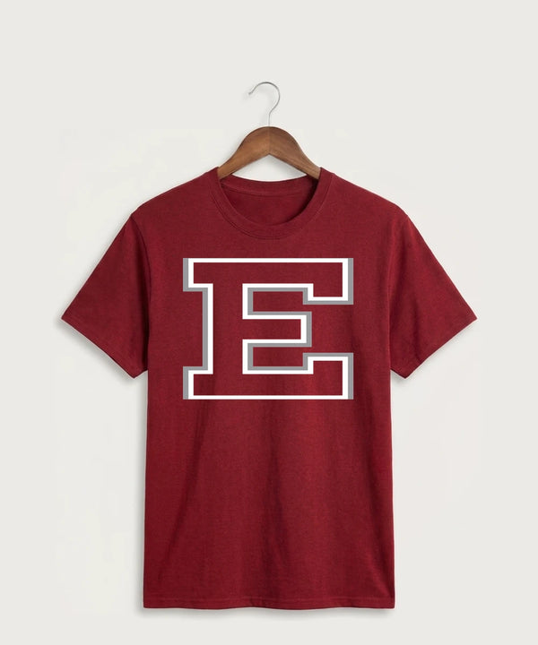 Duluth East High School Football (Boys) - Cardinal Port & Co Core Cotton Tee. PC54