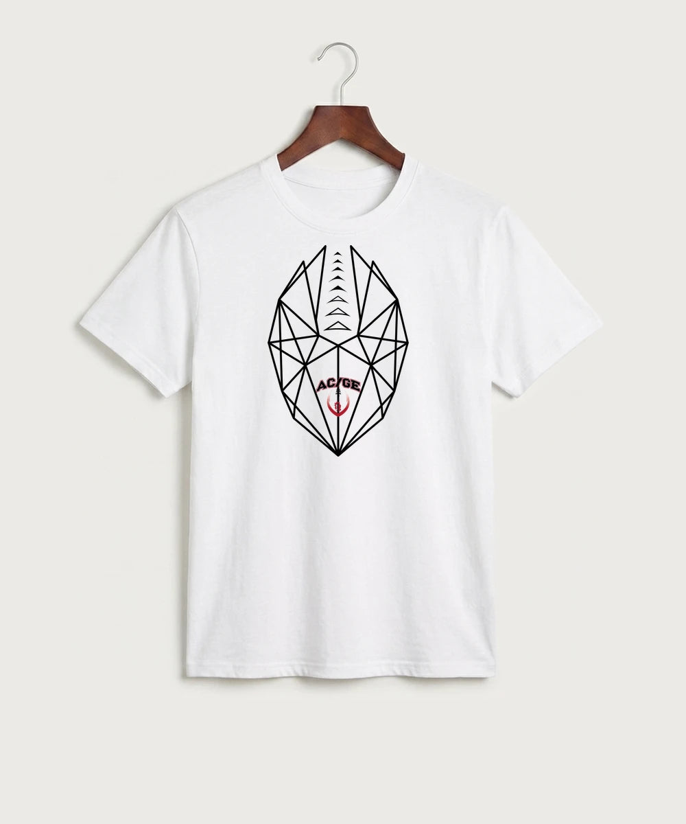 Alden-Conger-Glenville Emmons High School Football (Boys) - White Port & Co Core Cotton Tee. PC54