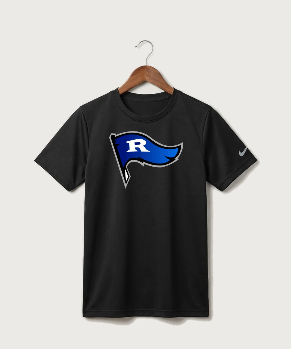 Red Lake County Central Football (Boys) - Black Nike Youth Swoosh Sleeve rLegend Tee NKDX8787