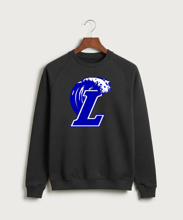 Lakeview High School Football (Boys) - Black Crewneck