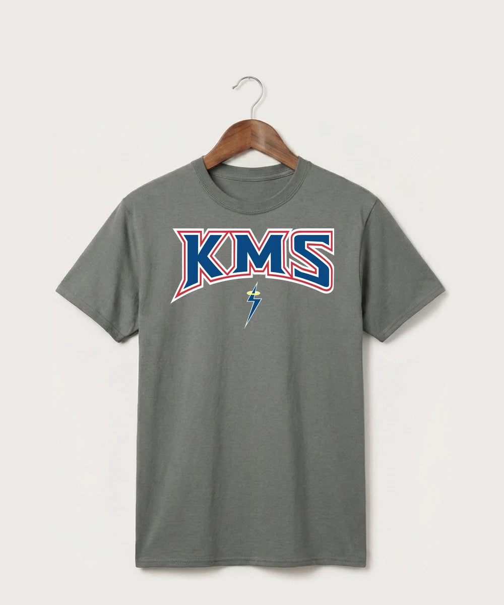 Kerkhoven-Murdock-Sunburg High School Football (Boys) - Medium Grey Port & Co Core Cotton Tee. PC54