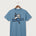 Long Prairie Grey Eagle High School Football (Boys) - Tundra Blue Port & Co Core Cotton Tee. PC54