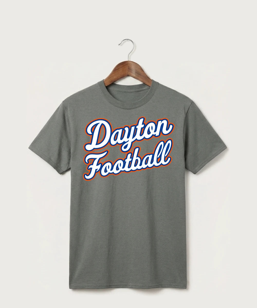 Jonathan Dayton High School Football Team Store - Medium Grey Port & Co Core Cotton Tee. PC54
