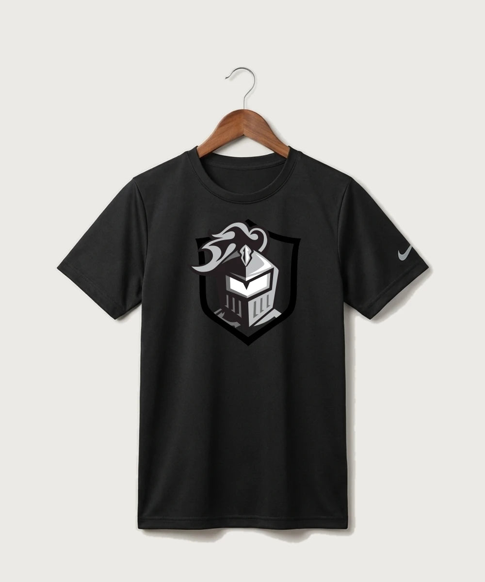 Kingsland High School Volleyball (Girls) - Black Nike Youth Swoosh Sleeve rLegend Tee NKDX8787