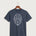 Bemidji High School Football (Boys) - Heather Navy Port & Co Core Cotton Tee. PC54
