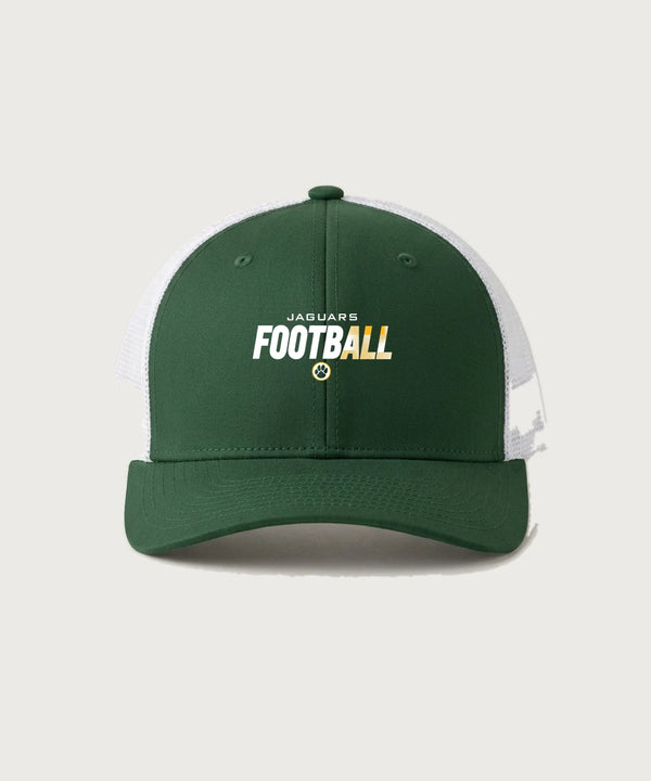 Ashwaubenon High School Football (Boys) (Sandbox) - Forest Green/ White Sport-Tek Club Trucker Cap STC46