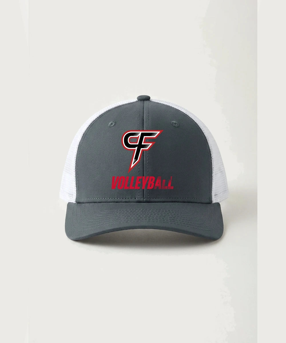 Cannon Falls High School Volleyball (Girls) - Iron Grey/ White Sport-Tek Club Trucker Cap STC46