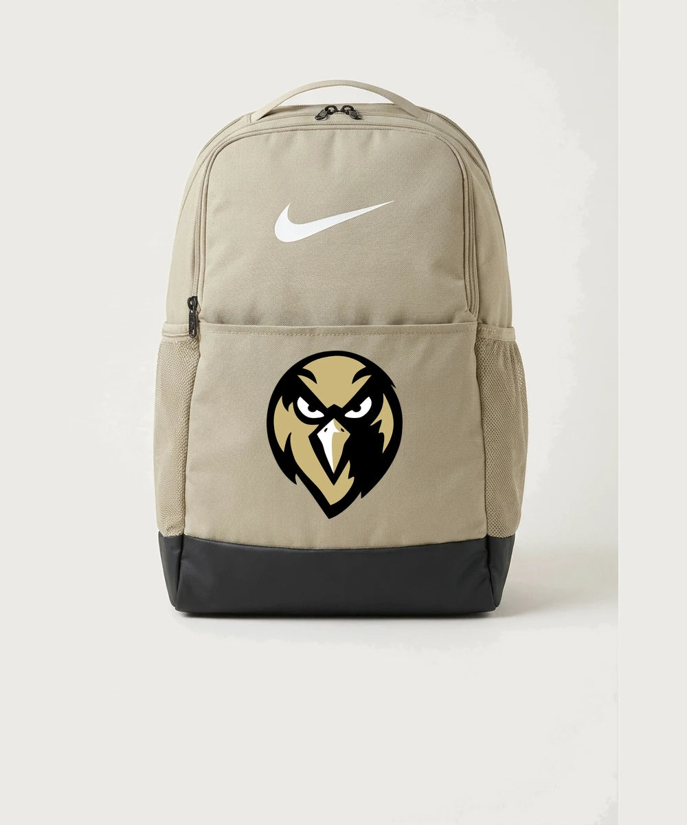 Hudson Catholic High School Soccer Team Store - Desert Khaki Nike Brasilia Medium Backpack NKDH7709