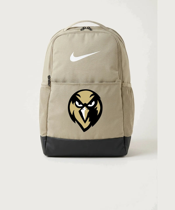 Hudson Catholic High School Soccer Team Store - Desert Khaki Nike Brasilia Medium Backpack NKDH7709