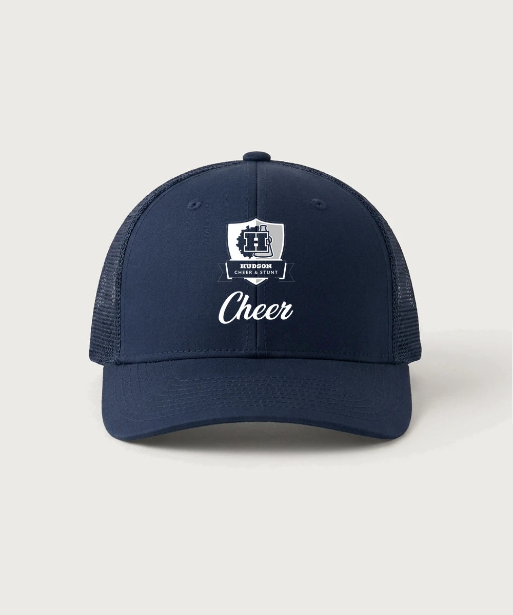 Hudson Cheer & Stunt - True Navy/ True Navy Sport-Tek Club Trucker Cap STC46