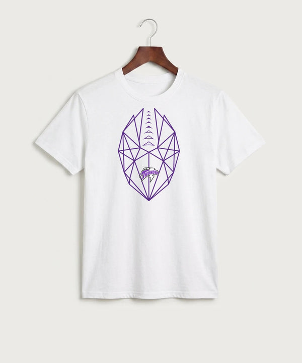 Polk County West Football (Boys) - White Port & Co Core Cotton Tee. PC54