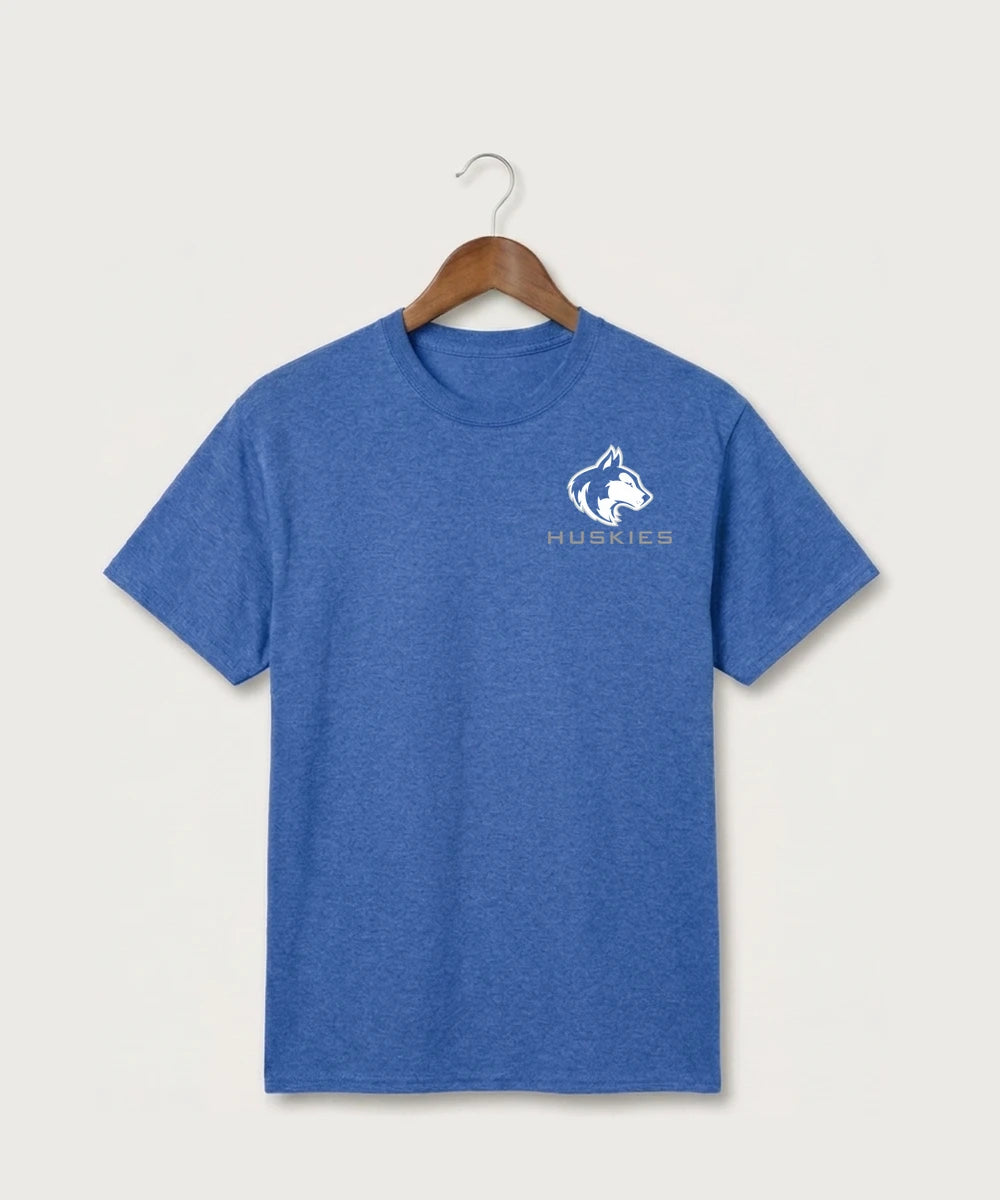Owatonna High School Volleyball (Girls) - Heather Royal Port & Co Core Cotton Tee. PC54