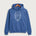 West Bend West High School Football - Heather Royal Port & Co Core Fleece Pullover Hooded Sweatshirt. PC78H