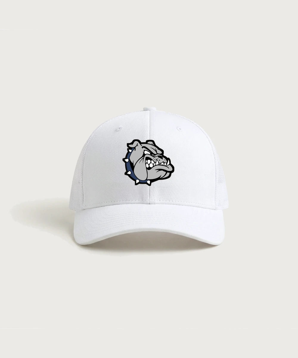 Sargent County High School Football (Boys) - White/ White Sport-Tek Club Trucker Cap STC46
