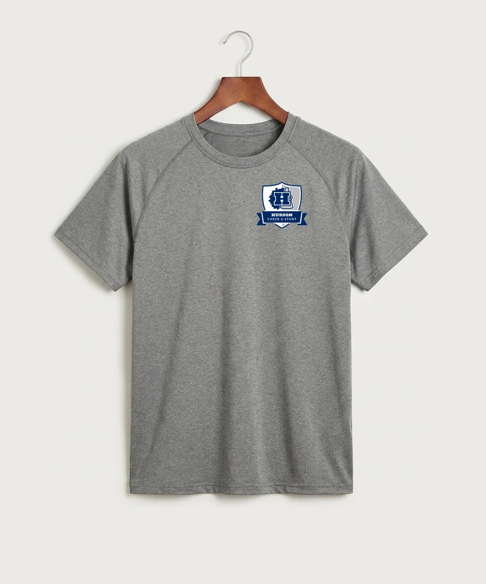 Hudson Cheer & Stunt - Gray Tee