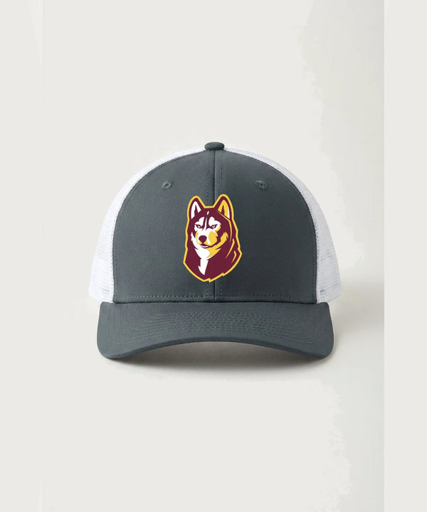 Pillager High School Football (Boys) - Iron Grey/ White Sport-Tek Club Trucker Cap STC46