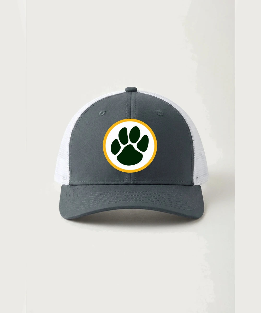 Ashwaubenon High School Football (Boys) (Sandbox) - Iron Grey/ White Sport-Tek Club Trucker Cap STC46