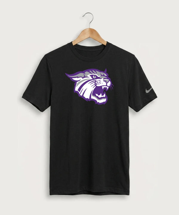 Goodhue High School Volleyball (Girls) - Black Nike Swoosh Sleeve rLegend Tee NKDX8730