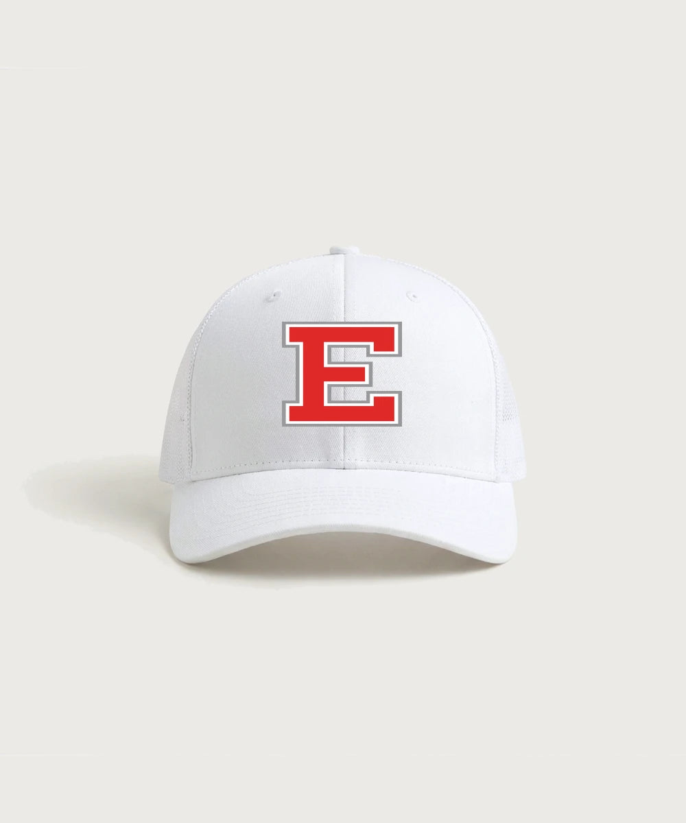 Duluth East High School Football (Boys) - White/ White Sport-Tek Club Trucker Cap STC46