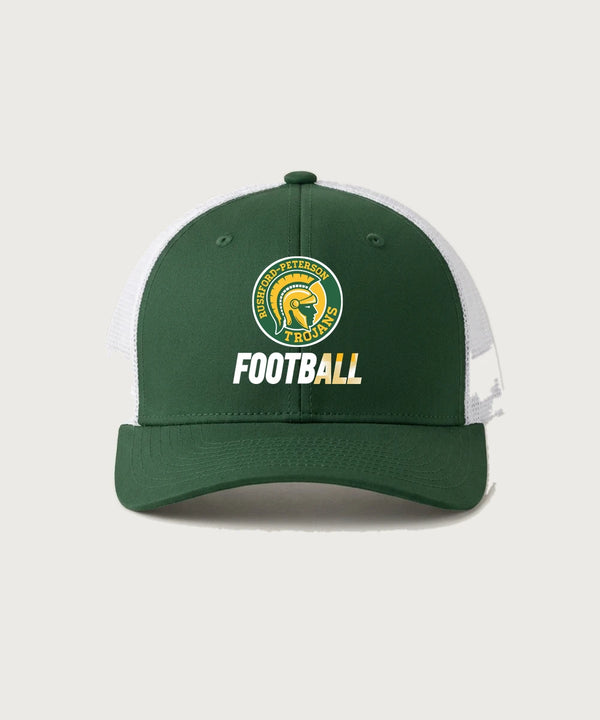 Rushford Peterson High School Football (Boys) - Forest Green/ White Sport-Tek Club Trucker Cap STC46