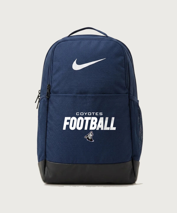 Heron Lake-Okabena High School Football (Boys) - Midnight Navy Nike Brasilia Medium Backpack NKDH7709