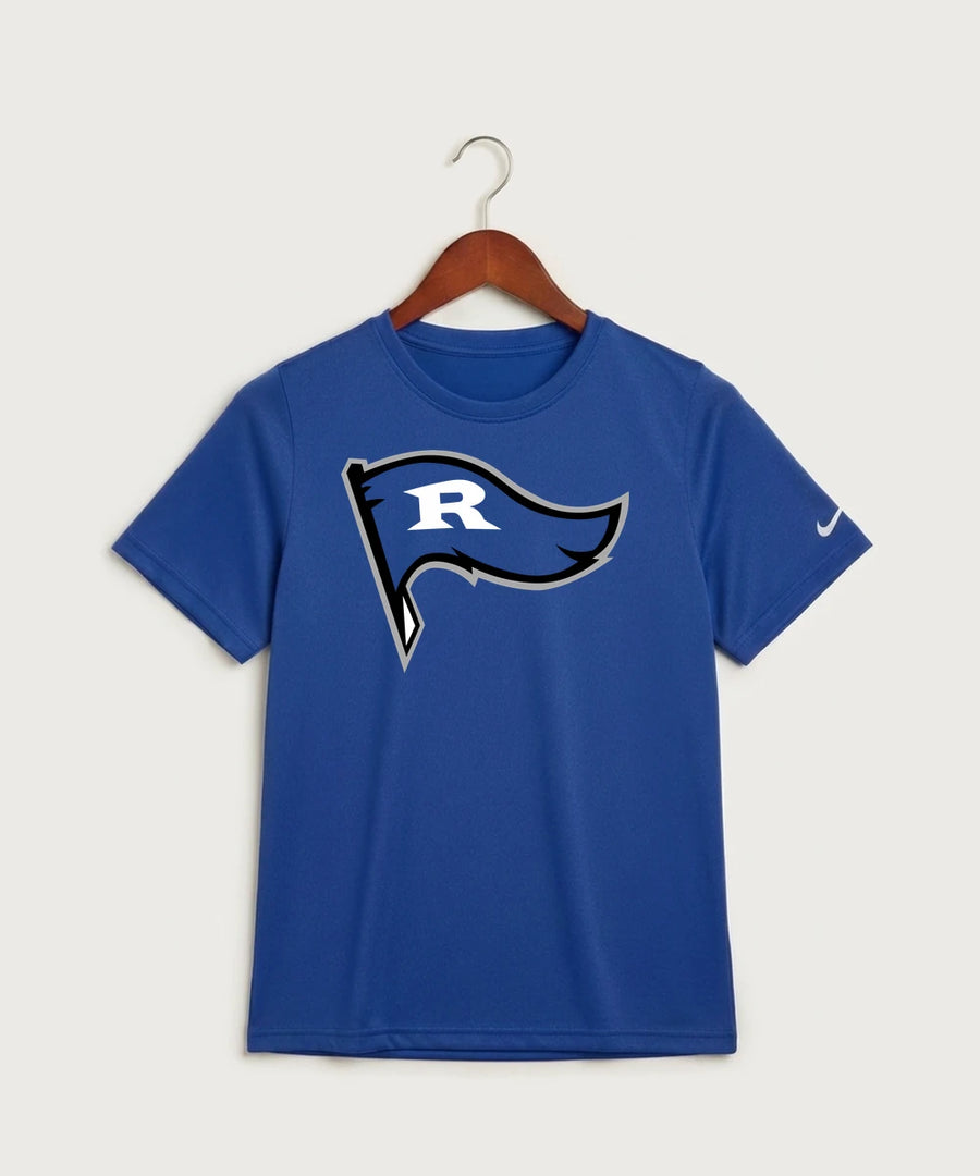 Red Lake County Central Football (Boys) - Game Royal Nike Youth Swoosh Sleeve rLegend Tee NKDX8787