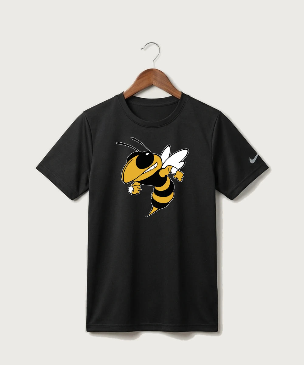 Perham High School Football (Boys) - Black Nike Youth Swoosh Sleeve rLegend Tee NKDX8787