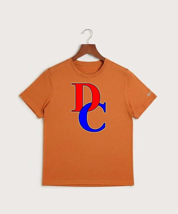 Davenport Central High School Volleyball (Girls) - Desert Orange Nike Swoosh Sleeve rLegend Tee NKDX8730