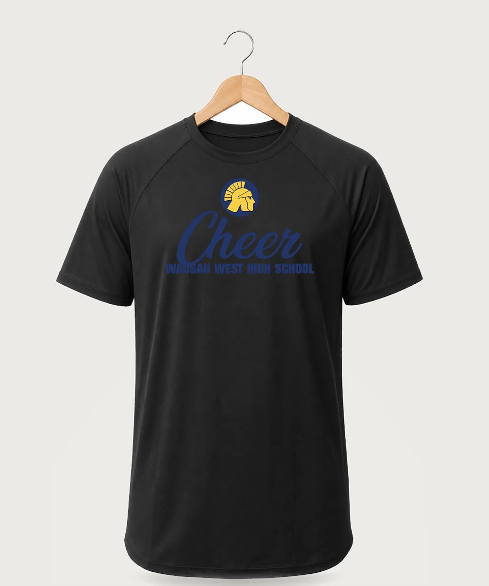 Wausau West High School Cheer - Black Tee
