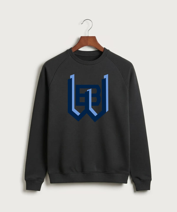 West Bend West High School Football - Black Crewneck