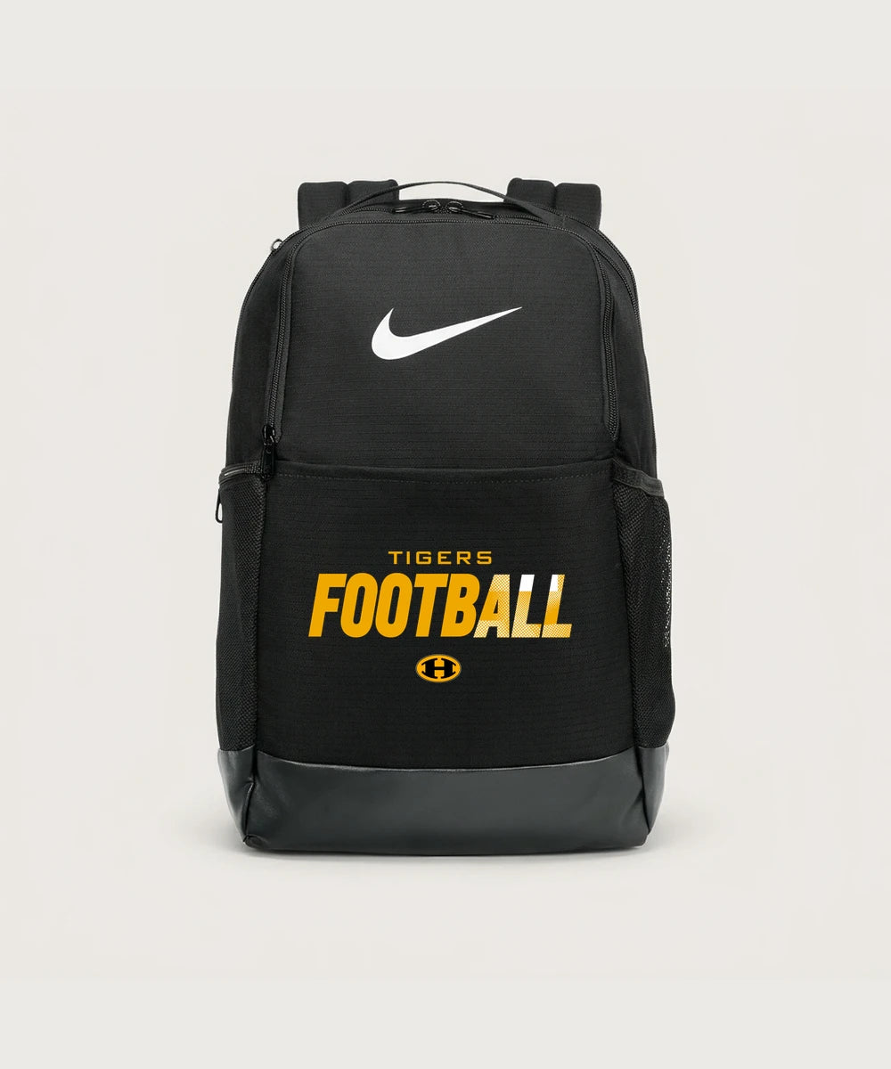 Hutchinson High School Football (Boys) - Black Nike Brasilia Medium Backpack NKDH7709