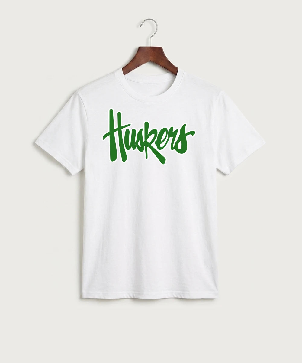 Holdingford High School Football (Boys) - White Port & Co Core Cotton Tee. PC54
