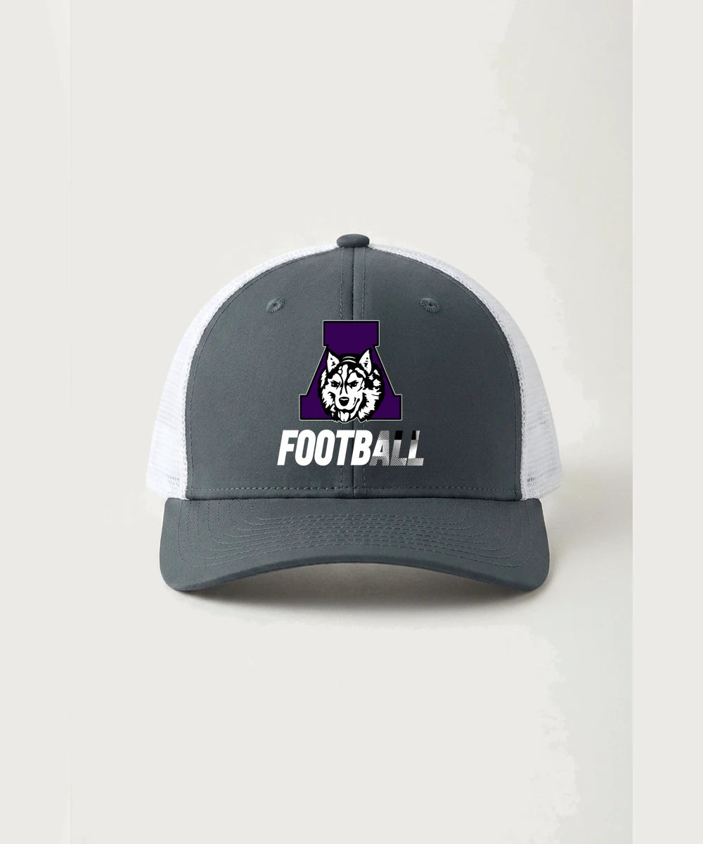 Albany High School Football (Boys) - Iron Grey/ White Sport-Tek Club Trucker Cap STC46