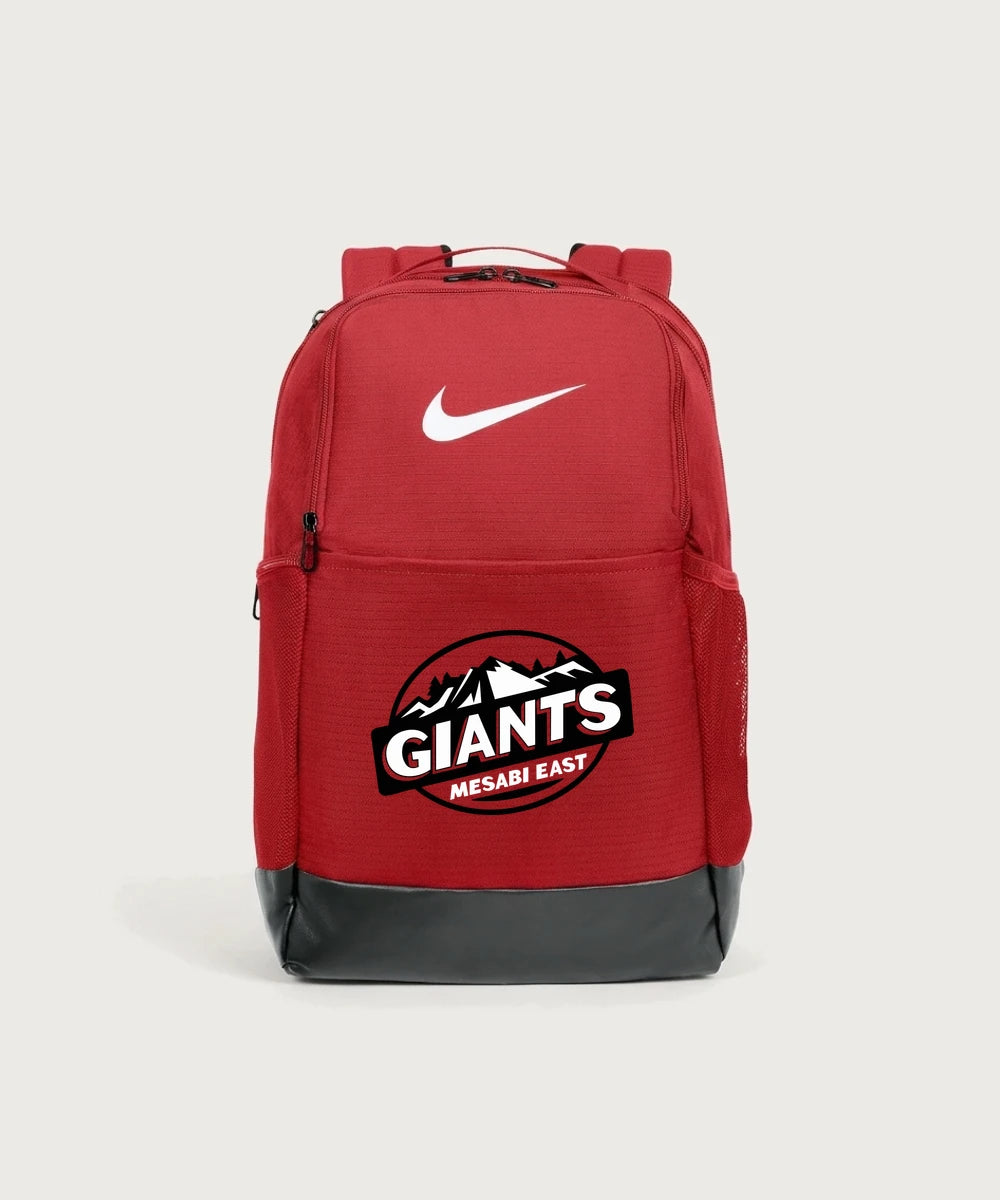 Mesabi East High School Football (Boys) - University Red Nike Brasilia Medium Backpack NKDH7709