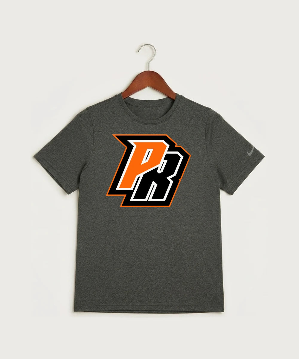 Park Rapids Area High School Football (Boys) - Dark Smoke Heather Nike Youth Swoosh Sleeve rLegend Tee NKDX8787