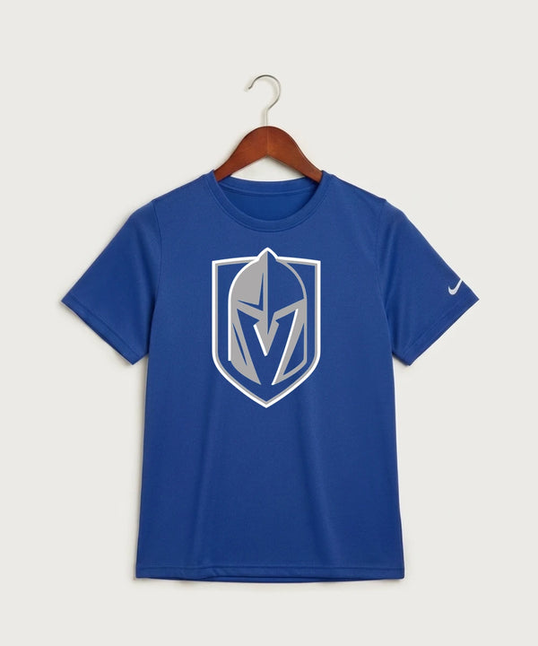 Lake Crystal-Welcome-Memorial High School Football (Boys) - Game Royal Nike Youth Swoosh Sleeve rLegend Tee NKDX8787