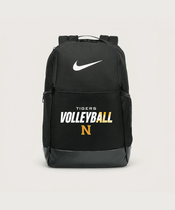 Nevis High School Volleyball (Girls) - Black Nike Brasilia Medium Backpack NKDH7709