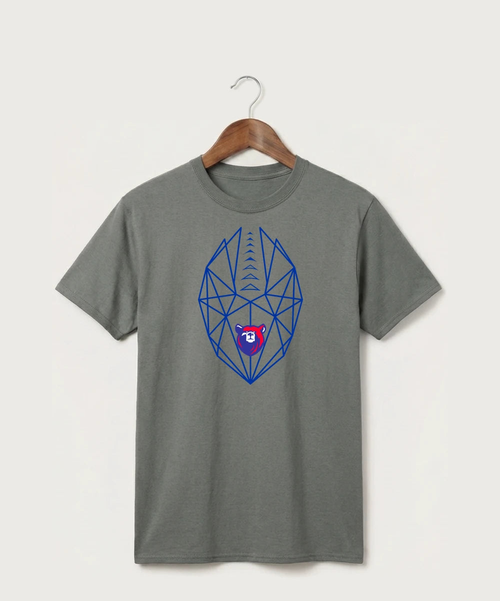 Bertha Hewitt High School Football (Boys) - Medium Grey Port & Co Core Cotton Tee. PC54