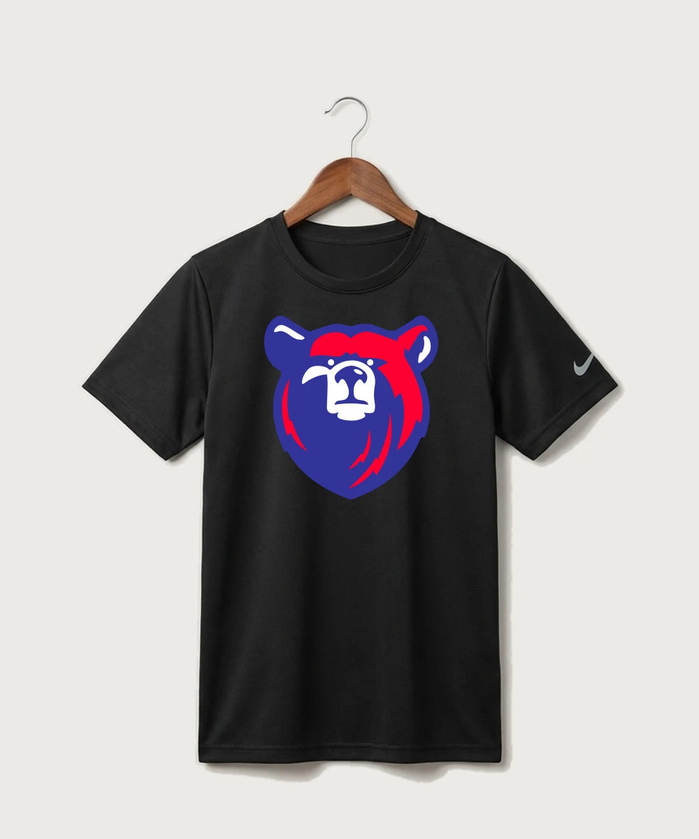 Bertha Hewitt High School Football (Boys) - Black Nike Youth Swoosh Sleeve rLegend Tee NKDX8787