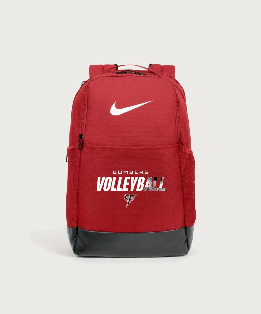 Cannon Falls High School Volleyball (Girls) - University Red Nike Brasilia Medium Backpack NKDH7709