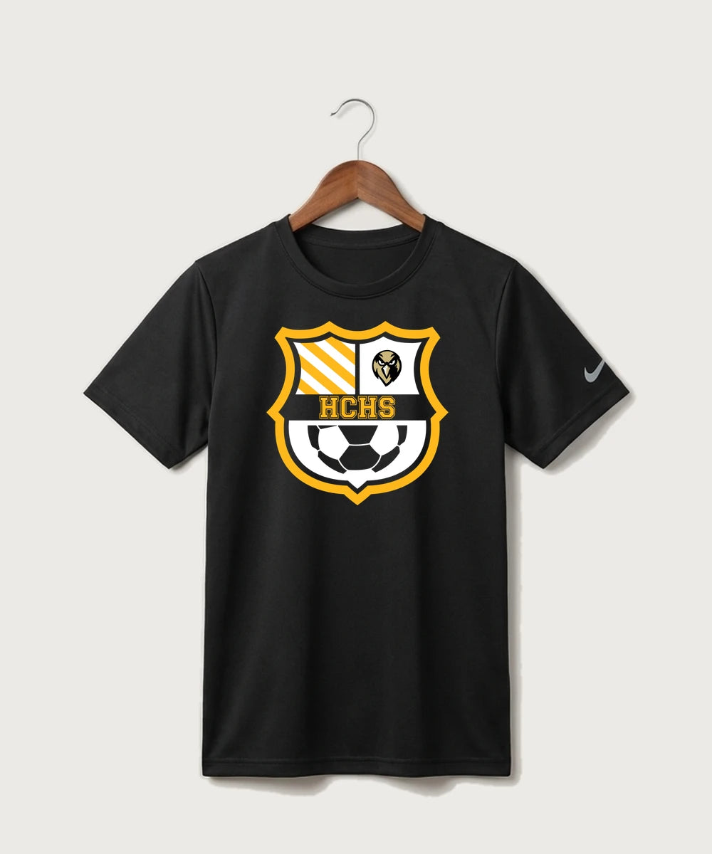 Hudson Catholic High School Soccer Team Store - Black Nike Youth Swoosh Sleeve rLegend Tee NKDX8787