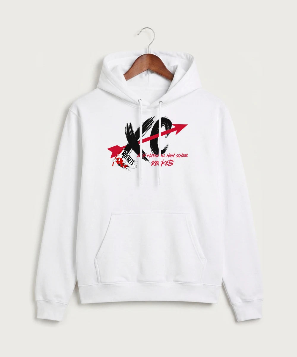 John Marshall High School Cross Country (Coed) - White Hoodie Value