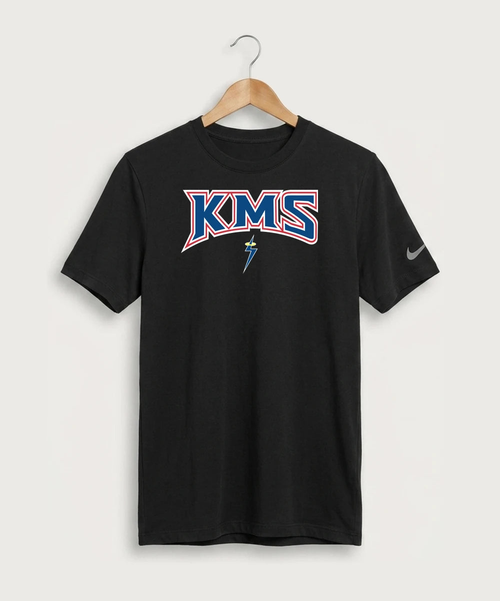 Kerkhoven-Murdock-Sunburg High School Football (Boys) - Black Nike Swoosh Sleeve rLegend Tee NKDX8730