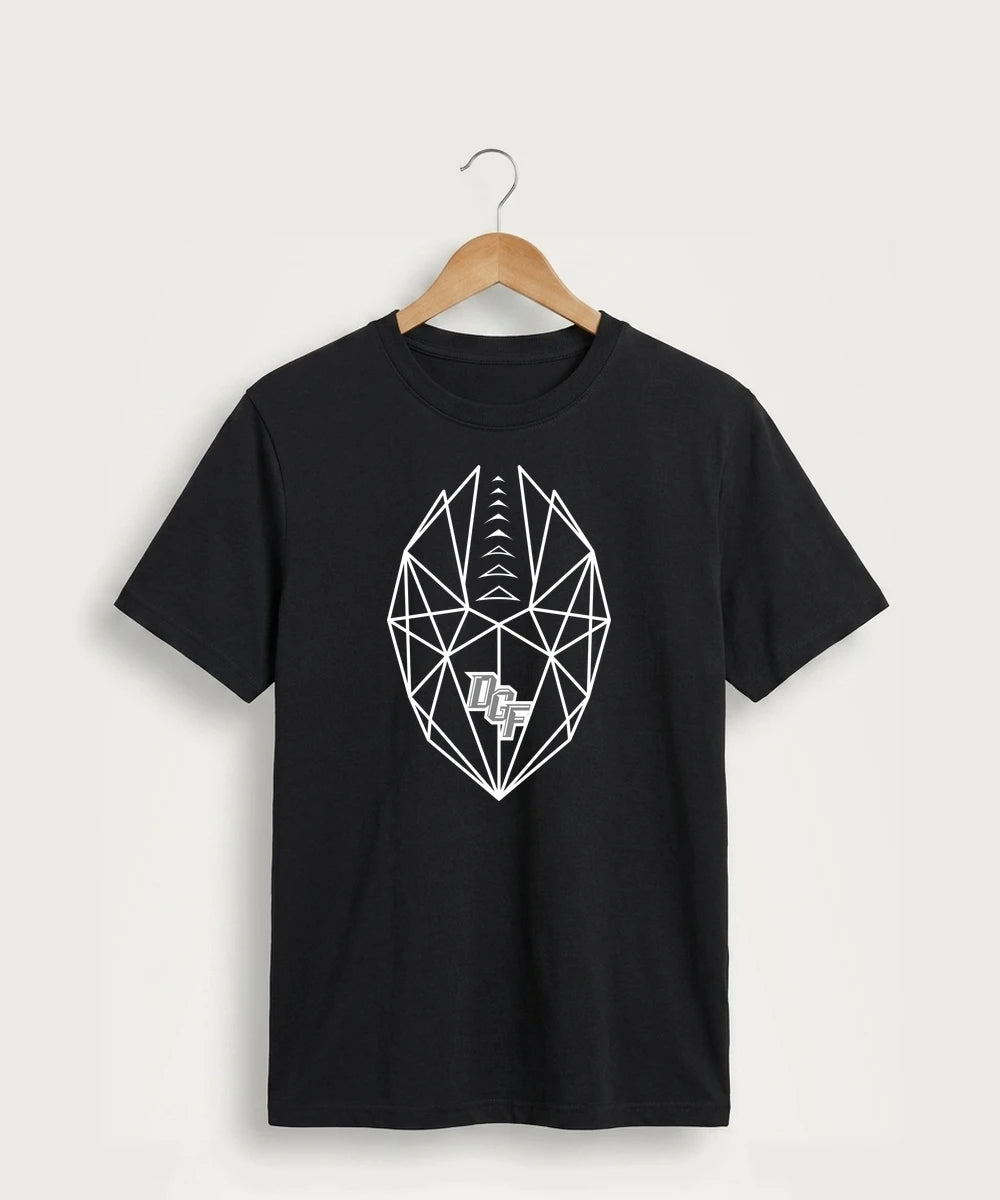 DGF High School Football (Boys) - Jet Black Port & Co Core Cotton Tee. PC54