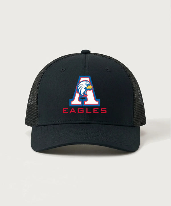 Apollo High School Football (Boys) - Black/ Black Sport-Tek Club Trucker Cap STC46