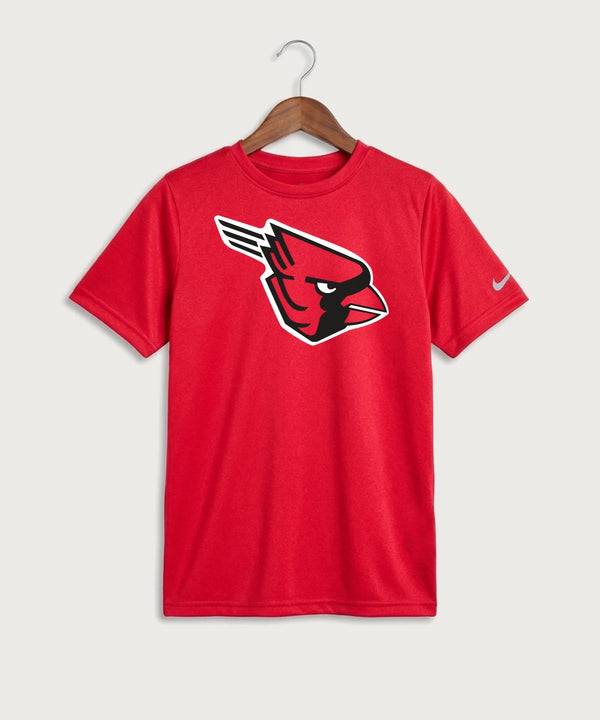 GF E2E Test 01 Wrestling - University Red Nike Youth Swoosh Sleeve rLegend Tee NKDX8787