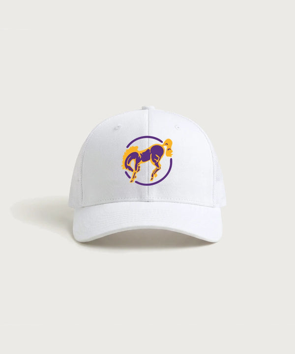 International Falls High School Football (Boys) - White/ White Sport-Tek Club Trucker Cap STC46
