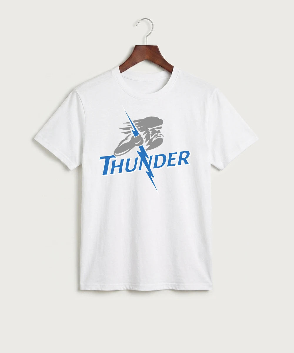 Long Prairie Grey Eagle High School Football (Boys) - White Port & Co Core Cotton Tee. PC54